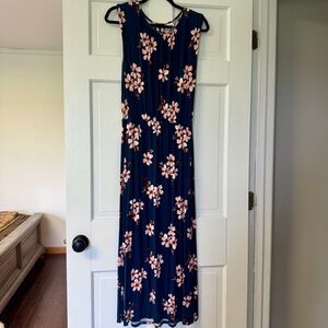 LuLaRoe Serenity • Navy Floral Maxi Dress